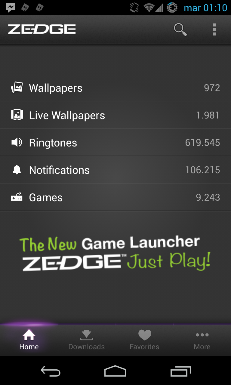 Zedge - sfondi suonerie Android