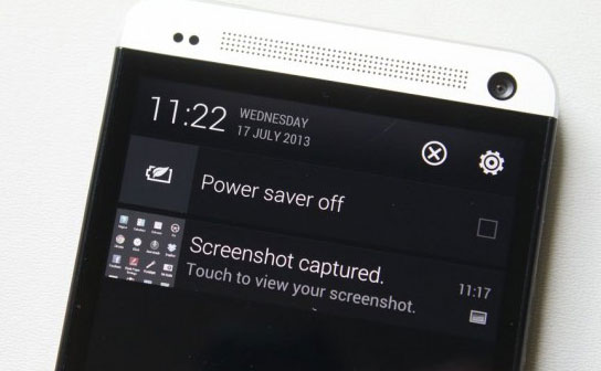effettuare uno ScreenShot su HTC One