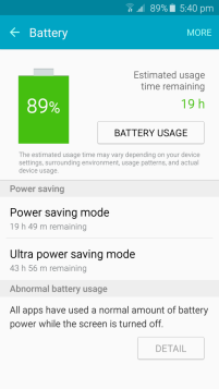 Come risparmiare batteria Samsung Galaxy s6