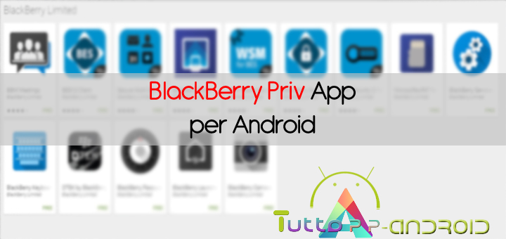 App blackberry priv android