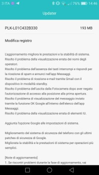 Aggiornamento MarshMallow 6.0 Honor 7