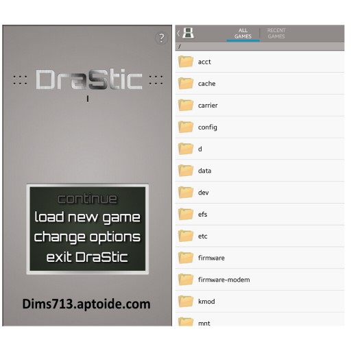 Migliori emulatori di giochi per android - Drastic