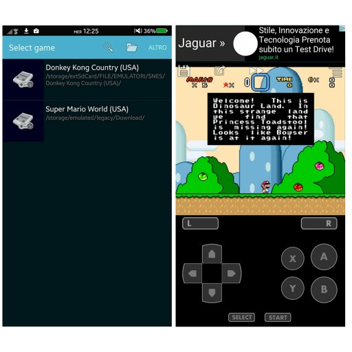 Migliori emulatori di giochi per android - John SNES - SNES Emulator