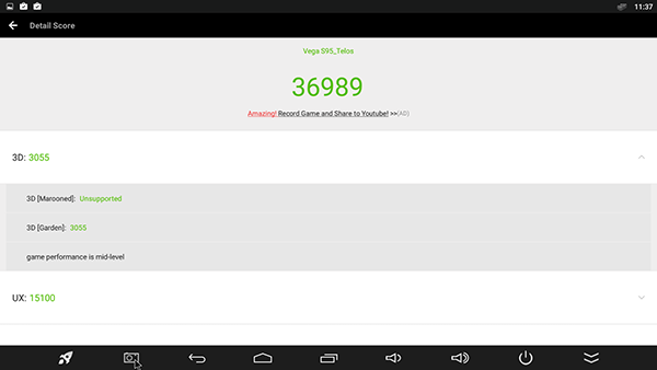 Tronsmart Vega S95 benchmark