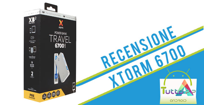 Recensione Powerbank Xtorm 6700 Travel