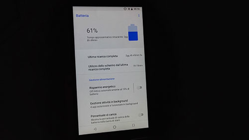 Recensione Nokia 6.1 - batteria ed autonomia