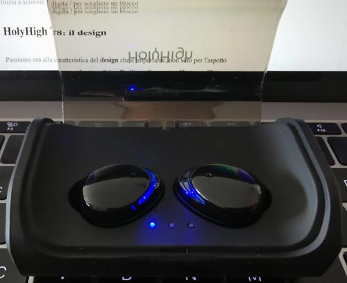 Recensione HolyHight T8: design degli auricolari e della custodia