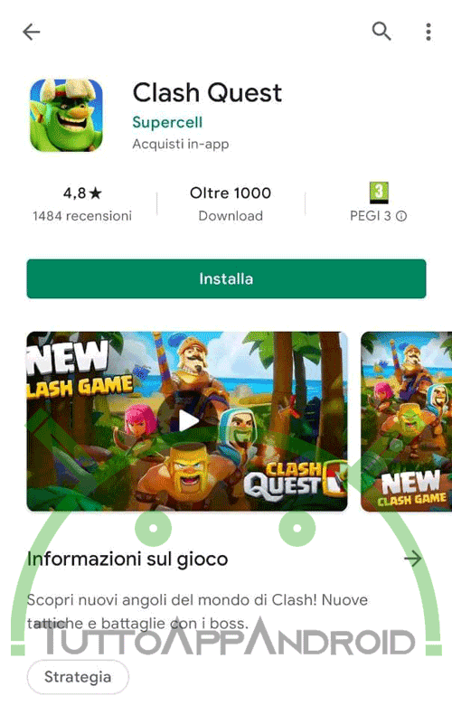 Clash Quest Android Play Store