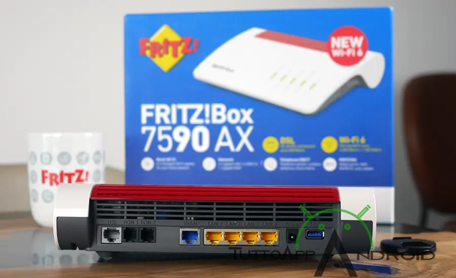 Connessioni porte AVM Fritz!Box 7590 AX